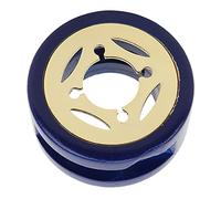 Adfaga Chauffe-cire pour sceau de qualité supérieure, fabriqué à la main, résistant à la chaleur, pour enveloppes, cartes, cadeaux, en bois de rose et tôle, taille 7,5 x 7,5 x 4 cm (Four de fusion