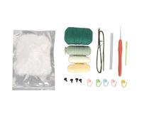Adfaga Choux de crochet d'animaux Kits Diy Apprenez à crocheter le kit de démarrage d'animaux avec fil de crochet de crochet pour les débutants pour les débutants pour adultes Home