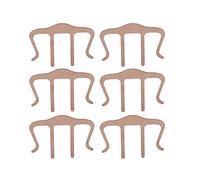 Adfaga Clips de livre de musique détenteurs de pages sécurisés légers en acier inoxydable pour musiciens professeurs chefs 6pcs Bronze Élégant Design