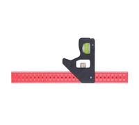 Adfaga Combination Square High Accuracy Adjustable Sliding Ruler Woodworking 90 45 Degree Protractor Level Measuring Tool Aluminum Alloy 30cm for Professional DIY Enthusiasts