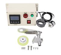 Adfaga Compteur numérique 6 chiffres double rangée mesure de longueur de haute précision réglage d'alarme fonction de mémoire contrôle à double relais pour usine d'impression de vê