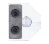 Adfaga Connecteur de soudure de filament de 1,75 mm, outil de jonction de filament en alliage d'aluminium de qualité supérieure pour imprimante 3D PLA ABS PETG PC PP couleur argent