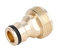 Adfaga Connecteur de Tuyau à Connexion Rapide Adaptateur de Tuyau d'eau Premium Aluminium 3/4 Filetage Durable Pas de Fuite Raccord de Tuyau de Jardin pour la Maison de jardina