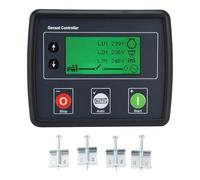Adfaga Contrôleur de groupe électrogène DSE4510, module de contrôle de détection de groupe électrogène triphasé à démarrage automatique avec écran LCD pour moteurs à essence EFI no