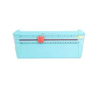 Adfaga Coupe-papier professionnel avec coupe précise remplaçable, mini coupe-papier portable pour projets d'artisanat de bureau, plastique ABS, largeur de coupe de 230 mm, capacité (13930 vert menthe)