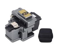 Adfaga Couperet à fibre optique professionnel avec angle de coupe de 0,5 degrés, fixation 3 en 1, fonction de retour automatique pour fusion à chaud, épissage à froid, installation