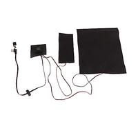 Adfaga Coussin chauffant électrique 2 en 1, 3 vitesses, température réglable, alimentation USB, pour gilet, veste, activités de plein air