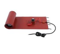 Adfaga Coussin chauffant en silicone pour seau à tambour, 2000 W, ceinture chauffante flexible contrôlée par thermostat pour fûts d' de 200 L, réservoirs, tuyaux, vannes, utilisati