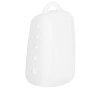 Adfaga Couvercle de tête de brosse à dents en silicone, étui de protection, capuchon de rangement hygiénique durable pour têtes de brosse à dents électrique, voyage camping usage d (Blanc translucide)