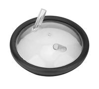 Adfaga Couvercle et joint de seau à lait transparent en plastique pour machine à traire, deux couvercles ouverts, conception anti-fuite pour la traite des chèvres, des moutons et
