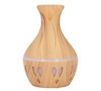Adfaga Diffuseur d'huiles essentielles en Bois de 300 ML, 7 Couleurs, LED, alimenté par USB, humidificateur de Brume d'aromathérapie, Ultra Silencieux, arrêt Automatique, pour Cham