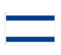Adfaga Drapeau d'Israël Drapeau de jardin extérieur en polyester avec œillets en laiton Bords à double couture pour la décoration de patio, de cour et d'arrière-cour Nous sommes av (30 * 45cm)
