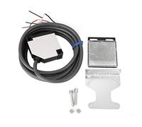 Adfaga E3JK R4M1 commutateur de capteur photoélectrique industriel boîtier ignifuge ABS IP65 Distance de détection de 3500mm pour le contrôle d'automatisation (DC12-24V 500mm)