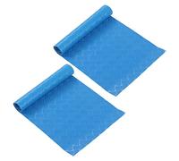 Adfaga Échelle de la Piscine Mat 2pcs Tampon de Pas en Caoutchouc Non Glissant Lourd avec Une Forte Absorption pour Les piscines gonflables au-Dessus du Sol 60x24x0 1cm