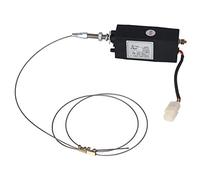 Adfaga Électrovanne d'arrêt du moteur, contrôleur de vitesse d'accélérateur électrique robuste avec servomoteur en fil d'acier pour protection contre la mise hors tension du groupe (DC12V)