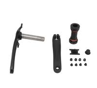 Adfaga Ensemble de bras de manivelle de vélo en alliage d'aluminium avec kit de support inférieur pour vélos de montagne, pédalier usiné CNC léger, durable et haute résistance pour