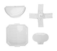 Adfaga Ensemble de cuisson au -ondes, plateau à bacon chauffant, cuiseur à œufs, support à pommes de terre, accessoires de cuisine pour les repas, réunions de famille, matériau PP,