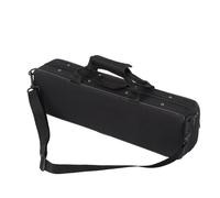 Adfaga Étui à flûte léger pour 16 Trous flûte, Sac de Transport avec bandoulière réglable, Sac à Main Messager Portable, Noir