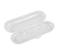 Adfaga Étui de Rangement de Brosse à Dents électrique Porte-Organisation d'organisateur Premium Grade Food PP Plastique Durable Voyage Convivial Portable Portable Transparent Container