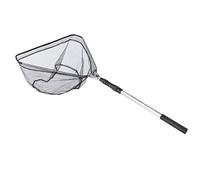 Adfaga Filet de pêche en Alliage d'aluminium de qualité supérieure, poignée télescopique, Triangulaire, Pliable, léger, en Souple, pour Les pêcheurs d'eau Douce et d'eau salée, de