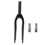 Adfaga Fourche avant de vélo en fibre de carbone de remplacement, frein V léger et durable, frein C compatible pour vélo pliant 20 pouces 406 451 avec vis, installation facile (Brillante)