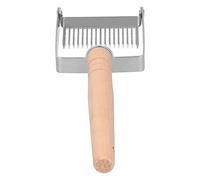 Adfaga Fourchette de décapsulage Grattoir à Miel Outil d'apiculture Professionnel avec Manche en Bois épaissi et pour l'élimination de la Cire de récolte du Miel Équipement d'apicu