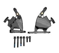 Adfaga Freins à disque hydrauliques haut de gamme pour vélos de route Étriers en alliage d'aluminium usinés CNC avec conception à double piston pour des performances de freinage en (Paire de freins