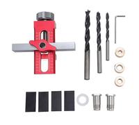 Adfaga Gabarit d'installation de porte d'armoire outil de serrage professionnel en alliage d'aluminium gamme 0 55 mm avec bras de support pour armoires à bois artisanat projets de