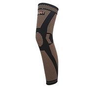 Adfaga Genouillère de Sport élastique, Manchon de Compression antidérapant, Protecteur de Soutien de Jambe en Nylon, stabilise l'articulation de la rotule pour la Course à Pied, l'