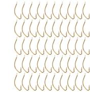 Adfaga Hameçons de pêche en Acier à Haute teneur en Carbone, Lot de 5 hameçons barbelés Extra tranchants, Conception légère et Durable pour Les Petits Poissons, crevettes, vers de (Style 2)