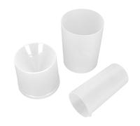 Adfaga Instrument de Science du Cylindre de rainure Premium 400 ML Plastique Transparent avec Une échelle de Mesure précise pour Le Suivi des intempéries en Plein air et l'enseigne