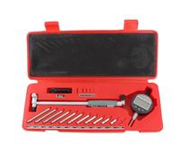 Adfaga Jauge d'alésage à cadran en acier inoxydable, haute précision, résolution de 0,001 mm, outil de mesure du diamètre intérieur 50-160 mm pour l'usinage de l'ingénierie automob