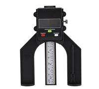 Adfaga Jauge numérique de hauteur et de profondeur 0 80 mm Outil de mesure de précision avec base ABS Mode INC pour les ateliers d'ingénierie du travail des métaux Batterie