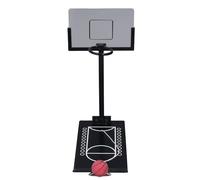 Adfaga Jeu de Basket-Ball de Bureau Pliable en Alliage d'aluminium antidérapant, Base lestée Noire, Mini Basket-Ball pour Adultes, Bureau, Divertissement à Domicile, Sport Amusant