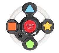 Adfaga Jeu Portable à mémoire électronique, entraînement cérébral interactif Lumineux avec Effets sonores pour Adultes, fête en Famille, éducatif, Plastique 6,3 Pouces
