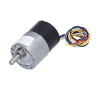 Adfaga JGB37 3525 24 V Motoréducteur sans balais à couple élevé et faible bruit Moteur de réduction de vitesse réversible pour équipement d'automatisation robotique Alliage de cui (12 tours/minute)