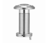 Adfaga Judas de porte grand angle de 200 degrés avec couvercle de confidentialité robuste, construction en alliage de zinc pour portes -feu de sécurité en bois de 35 mm à 60 mm d'é (Brossé)