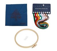 Adfaga Kit de broderie d'arbre de Noël Diy Cross Stitch Starter Set Handmade Handins Holiday Craft avec Fix Fix pour débutants pour les débutants DÉCOR MUR DE MAIN