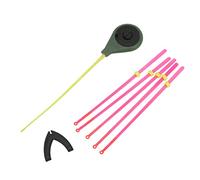 Adfaga Kit de Canne à pêche sur Glace de qualité supérieure avec Pointe supérieure, matériau ABS Ultra léger, Canne à pêche d'hiver Durable, matériel Portable pour Les pêcheurs sur (20 cm)