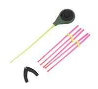 Adfaga Kit de Canne à pêche sur Glace de qualité supérieure avec Pointe supérieure, matériau ABS Ultra léger, Canne à pêche d'hiver Durable, matériel Portable pour Les pêcheurs sur (18 cm)