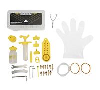 Adfaga Kit de purge de frein de vélo, outil de purge d'huile de frein à disque hydraulique haute résistance pour réparation de freins MAGURA avec entonnoir pour bouteille d'huile
