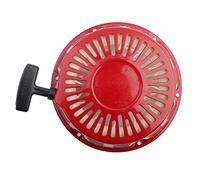 Adfaga Kit de Remplacement de démarreur à Traction Robuste pour pièces de générateur de Moteur à Essence GX240 GX270 8HP 9HP 173F 177F Rouge Noir 19,5 cm de diamètre Construction e