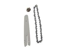 Adfaga Kit de Remplacement de Plaque de Guidage de pignon en Acier avec chaîne de 186 mm et chaîne de 230 mm pour Mini tronçonneuse électrique, scie à Main, Usure Durable
