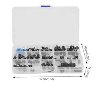 Adfaga Kit d'inductance de Starter 145 pièces 12 valeurs 10uH à 10mH Petits inducteurs verticaux pour Circuits électroniques, projets de Bricolage et réparations électriques