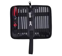 Adfaga Kit d'outils professionnels RC, jeu complet de clés à tournevis avec poignée ergonomique pour voiture RC, avion, bateau, accessoires de réparation, comprend plusieurs embout