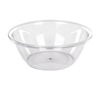 Adfaga Lavabo Transparent épaissi PET grande capacité rond clair cuisine salle de bain évier baignoire en plastique Durable pour un usage domestique (Petite)