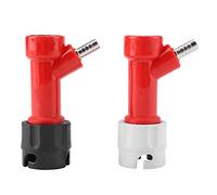 Adfaga Lock à broches Connecteur de keg ringard Ensemble de brassage durable pour le système de kigage à domicile Connecteurs de liquide de gaz en plastique 2 pcs 1/4 pouce