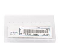 Adfaga Lot de 10 fraises coniques en carbure de tungstène pour machines CNC, fraises en bout de précision pour circuits imprimés, plastique, traitement des métaux, tige de 3,175 mm (0,8 mm)