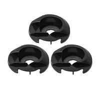 Adfaga Lot de 3 boîtiers de rechange pour machine à coudre - Matériau ABS résistant à l'usure - Support de boîtier de canette noir brillant pour machines à coudre 505A 508 700 - Id