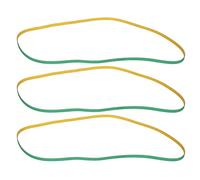 Adfaga Lot de 3 ceintures plates en cuir artificiel de qualité supérieure, 95 cm, ceinture de rechange pour machine à skier 801 et roue dorée 747, accessoire de machine à skier rés